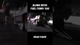 Must Watch! Nostalgia Nitro Fuel Funny Car Drag Race! Full Send! #shorts