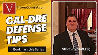 Duty to report DUI and marijuana convictions to Cal BRE explained by Attorney Steve