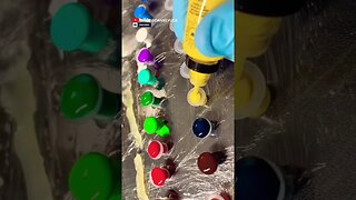 Pouring Tattoo Colored Ink