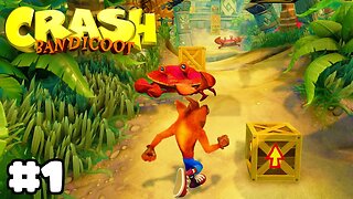 CRASH BANDICOOT N. SANE TRILOGY Gameplay Walkthrough Part 1 - No Commentary (FULL GAME)