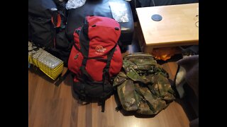 Exchanged hiking bags . Let's see which one is more comfortable
