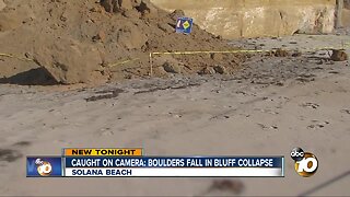 Caught on Camera: Solana Beach bluff collapse