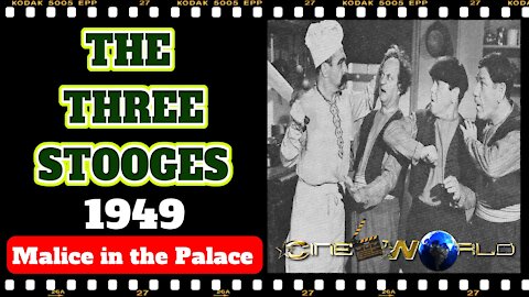 🎬 Cine World |The Three Stooges | Malice in the Palace 1949 | 2021