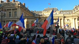 Manifestation, marche pour la paix au départ de Port Royal à Paris le 26/02/2023 - Discours 3