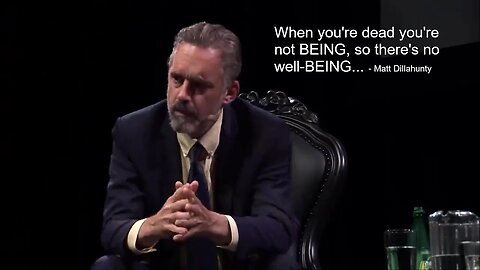 Jordan Peterson educated on the basics of well-being