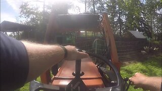 POV Kubota Work: Mulching the Chicken Run with Wood Chips