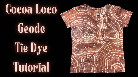 Tie-Dye Designs: Cocoa Loco DOI Geode Single Color Ice Dye