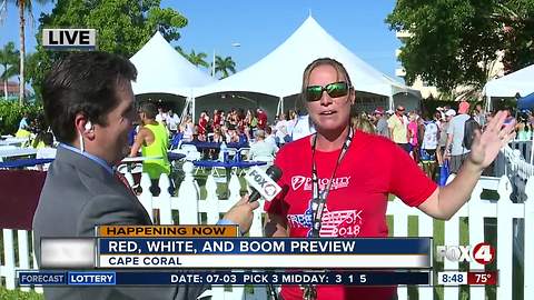 Celebrating the Red, White, and Boom in Cape Coral -- 8:30am live report