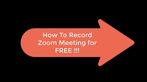 How to Record a Zoom Meeting for Free