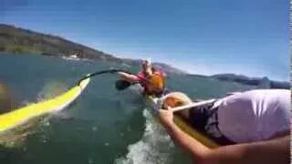 The Gorge downwind outrigger