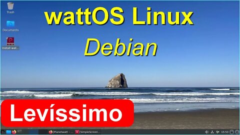 wattOS Linux Debian Simples, Mínimo e Rápido. Reviva seu computador antigo.