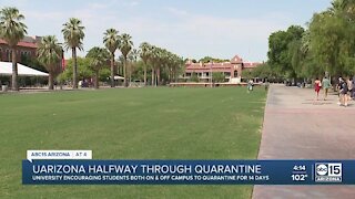 UArizona deals with spike of COVID cases
