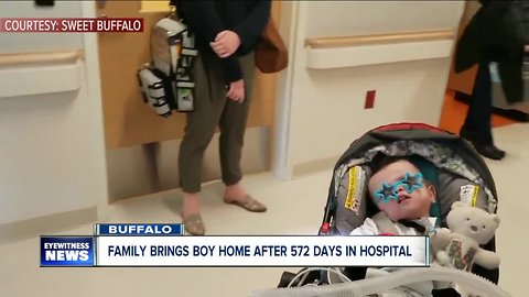 After 572 days in the hospital, Mikey Barone finally heads home