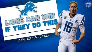 Lions can beat the Bucs if they do these 3 things