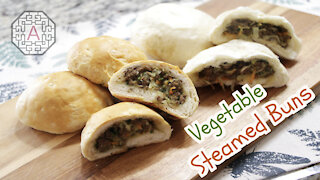 Korean Steamed Buns with Vegetables and Meat (야채 호빵) | Aeri's Kitchen