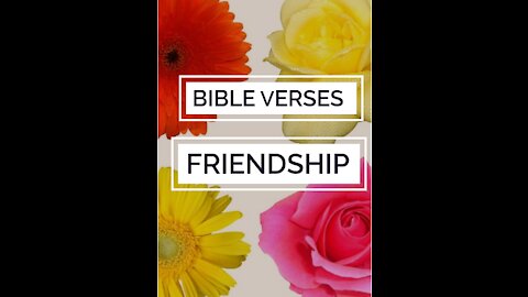 Bible verses for friendship SHORTS 3