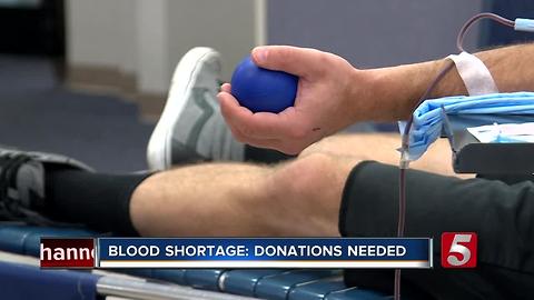Red Cross Blood Bank At Critically Low Levels