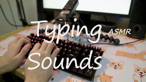 ASMR Keyboard Typing Relax For Sleep | fuckmous