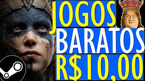 PROMOÇÃO na STEAM!! JOGOS BARATOS POR ATÉ 10 REAIS no PC! PROMOÇÃO de FÉRIAS na STEAM