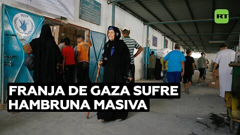 ONU advierte que casi toda la población de Gaza está "desesperada" por la falta de alimentos