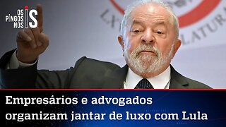 Convites para jantar com Lula em SP custam até R$ 20 mil