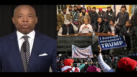 New York Mayor Eric Adams Warns TRUMP Supporters but MEETS with Drill Rappers, DEMS Celebrate CHAOS