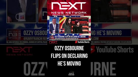 OZZY OSBOURNE FLIPS On DECLARING HE’S MOVING #shorts