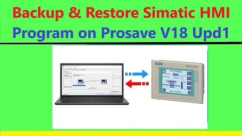 0118 - Backup and restore Simatic HMI program on prosave v18 upd1