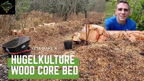 Grass to Hugelkulture Bed - lets make a wood core bed.
