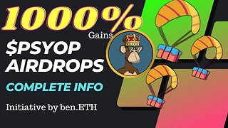 PSYOP Airdrop launch | PSYOP Coin by creator of BEN Crypto | Crypto Airdrop | Please DYOR