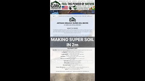 Making Super Soil in 2 minutes Imagine a magical underground city where tiny invisible workers liv