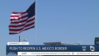 Local officials push to reopen US-Mexico border