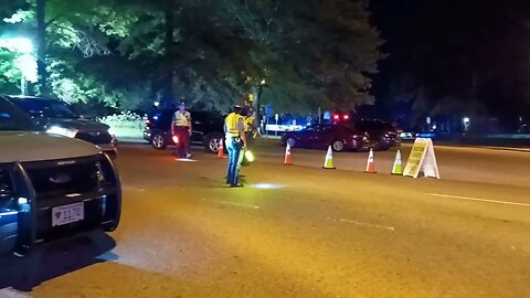 Massachusetts State Police directing traffic at Franklin Park