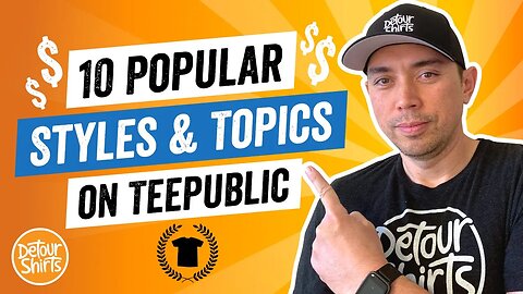 10 Popular T-Shirt Styles & Topics on TeePublic! Learn Design Layout Ideas from the Best Sellers
