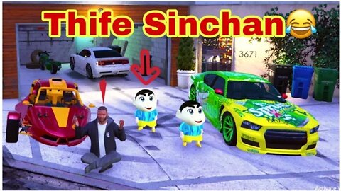 #shinchangta5 #gta5mods #modsgta5 GTA 5 : Franklin & Shinchan NE KIYA CAR CORI ! PART 1 (GTA 5 Mods)