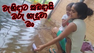 වැස්ස වෙලාවට ඔරුවක් නොහදා පුතාගෙන් බේරුනොත් තමයි පුදුම@tharudiary8360