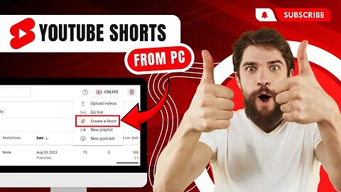 How to upload Youtube Shorts from PC | how to upload youtube shorts from mac