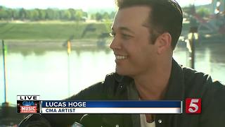 Lucas Hoge Performs On Day 2 Of CMA Fest