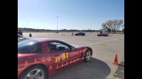 TSCC Tidewater Sports Car Club autocross #6 run 5. 47.659