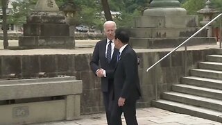 WHOA NO, JOE! Biden Once Again Stumbles Down The Stairs At The G7 Summit In Hiroshima, Japan