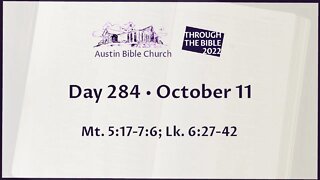 Through the Bible 2022 (Day 284)