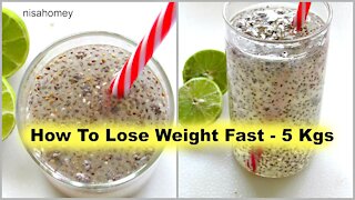 How To Lose Weight Fast - 5kg || Fat Cutter Drink | Fat Burning Morning Routine