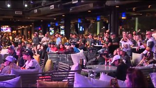 Golden Knights fans take over Topgolf for Game 2 watch party