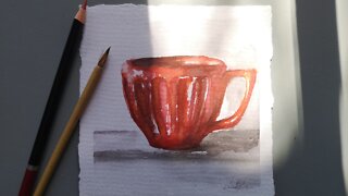 Watercolor Teacup // Episode 23