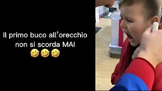 Il primo orecchino non si scorda mai!