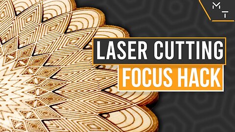The Underused Laser Cutting Trick | The Power Of Unfocused Score / Kisscut Lines | Tutorial