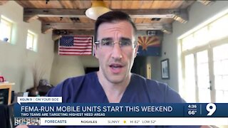Mobile FEMA teams will start vaccinations in Pima County this weekend