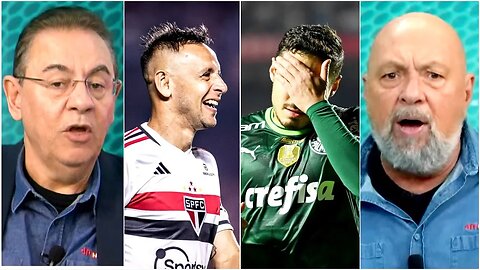 "O Palmeiras é MUITO CHORO e POUCA BOLA! O São Paulo GANHOU, FOI AGRESSIVO e..." OLHA esse DEBATE!