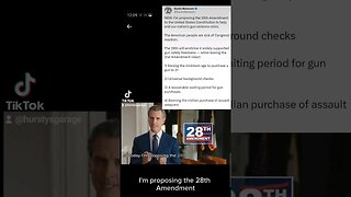 California GOV. Newsom proposes adding 28th Amendment to Constitution!