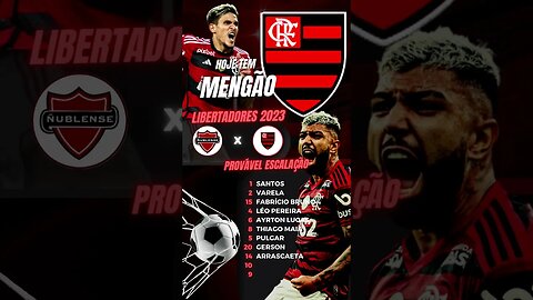 ESCALAÇÃO DO FLAMENGO LIBERTADORES NUBLENSE X FLAMENGO - É TRETA!!! NOTÍCIAS DO FLAMENGO #Shorts